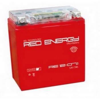 Аккумуляторная батарея Delta Red Energy 7 а/ч RS 1207.1 полярность обратная Аккумуляторная батарея Delta Red Energy 7 а/ч RS 1207.1 полярность обратная