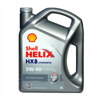 Моторное масло Shell Helix HX8 5W/40, 4 л, синтетическое  550040295