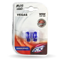 Лампа AVS Vegas 12V W5W XENON EFFECT W2,1x9,5d  a07432s