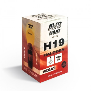 Галогенная лампа AVS Vegas H19 12V 60/55W A07433S