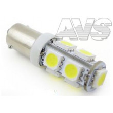 Светодиодные лампы AVS T8 B009 /белый/ (BA9S) 9SMD 5050, блистер, 2 шт A80643S
