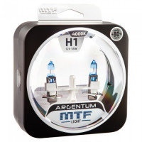 Комплект галогенных ламп MTF Light H1 Argentum +80%