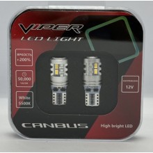 LED лампы Viper Т10 3020 6SMD+3030 1SMD Canbus 6S1S4050