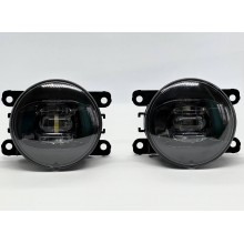 Противотуманные LED фары на Lada Vesta большая линза