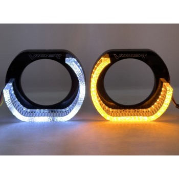 Ангельские глазки Viper I8-L-WY 3.0" плоский + поворотник