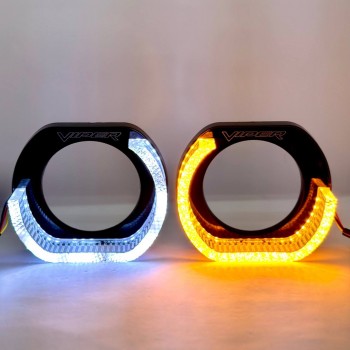 Ангельские глазки Viper I8-L-WY 3.0" плоский + поворотник