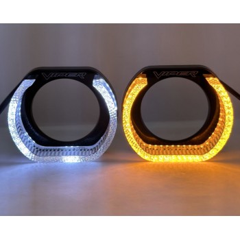 Ангельские глазки Viper I8-U-WY 3.0" плоский + поворотник