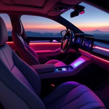 Подсветка салона автомобиля Ambient Light RGB контурная 18 элементов