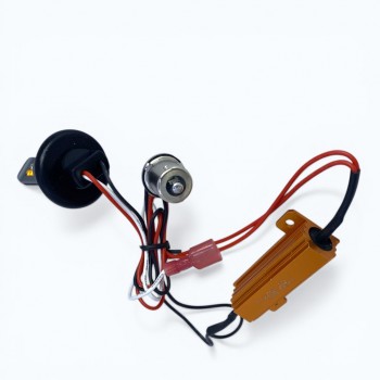 Ходовые огни + поворотник LED лампы VIPER 1156 12SMD CREE White+Yellow