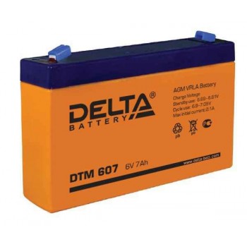 Аккумуляторная батарея Delta DTM 607  7 Ач  6 В