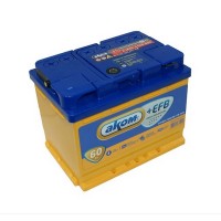 Аккумулятор Аком EFB 60А/ч-12V ст EN560
