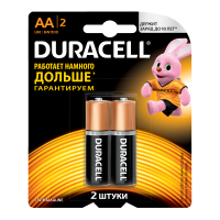 Батарейки DURACELL Basic AA алкалиновые 1.5V LR6 2 шт. 81528136