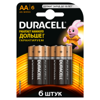 Батарейки DURACELL Basic AA алкалиновые 1.5V LR6 6 шт. 81485016