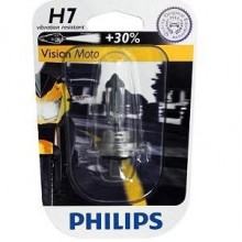Лампа PHILIPS H7 Vision Moto +30% 12V 55W Px26d  12972PRBW