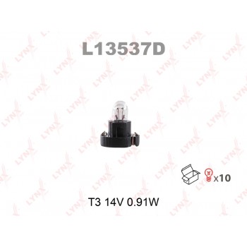 Лампа LYNXauto 14V 0,91W T3 L13537D
