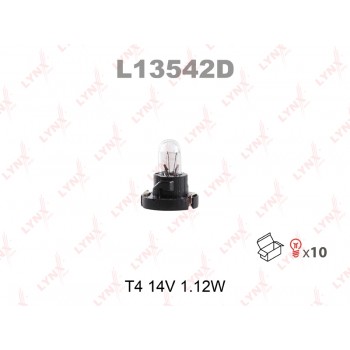 Лампа LYNXauto 14V 1,12W T4 L13542D