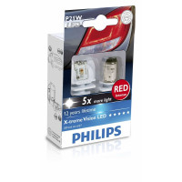 Светодиодная лампа Philips X-tremeVision P21W  12898 RX2