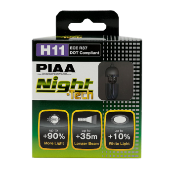 Лампа PIAA BULB NIGHT TECH H11 (HE-824) 3600K HE-824-H11