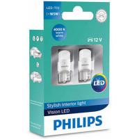 Лампа светодиодная Philips W5W 4000K   11961ULW4X2