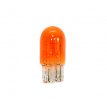 Лампа автомобильная PROSVET 12V W21/5W Т20/5 W3x16q Б/Ц AMBER (2-х конт.) оранж.