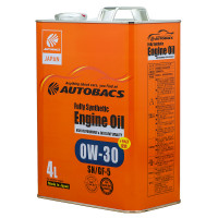 Масло моторное AUTOBACS Fully Synthetic 0W-30 SN/GF-5   4л.