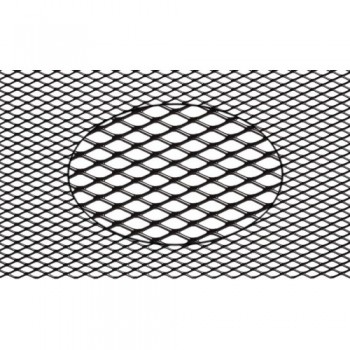 Сетка для защиты радиатора 15 мм 100*40 см, черная (1 шт.)