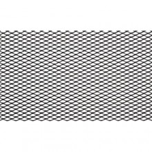 Сетка для защиты радиатора 15 мм 100*40 см, черная (1 шт.)