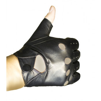 Перчатки водителя из кожи ягненка ПЯ03, размер 10,50